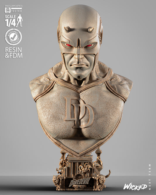 Wicked Movies Daredevil Portrait Bust Sculpture