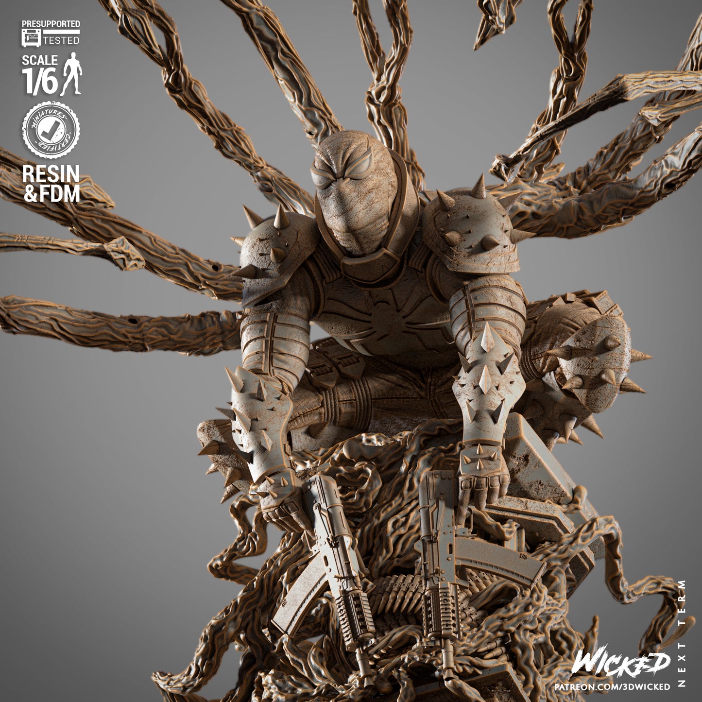 Wicked Marvel Agent Venom Sculpture