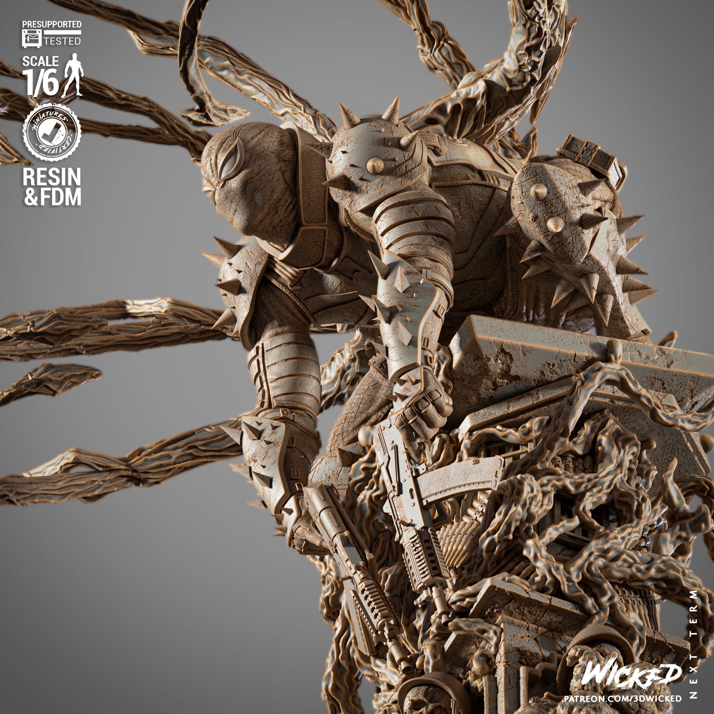 Wicked Marvel Agent Venom Sculpture