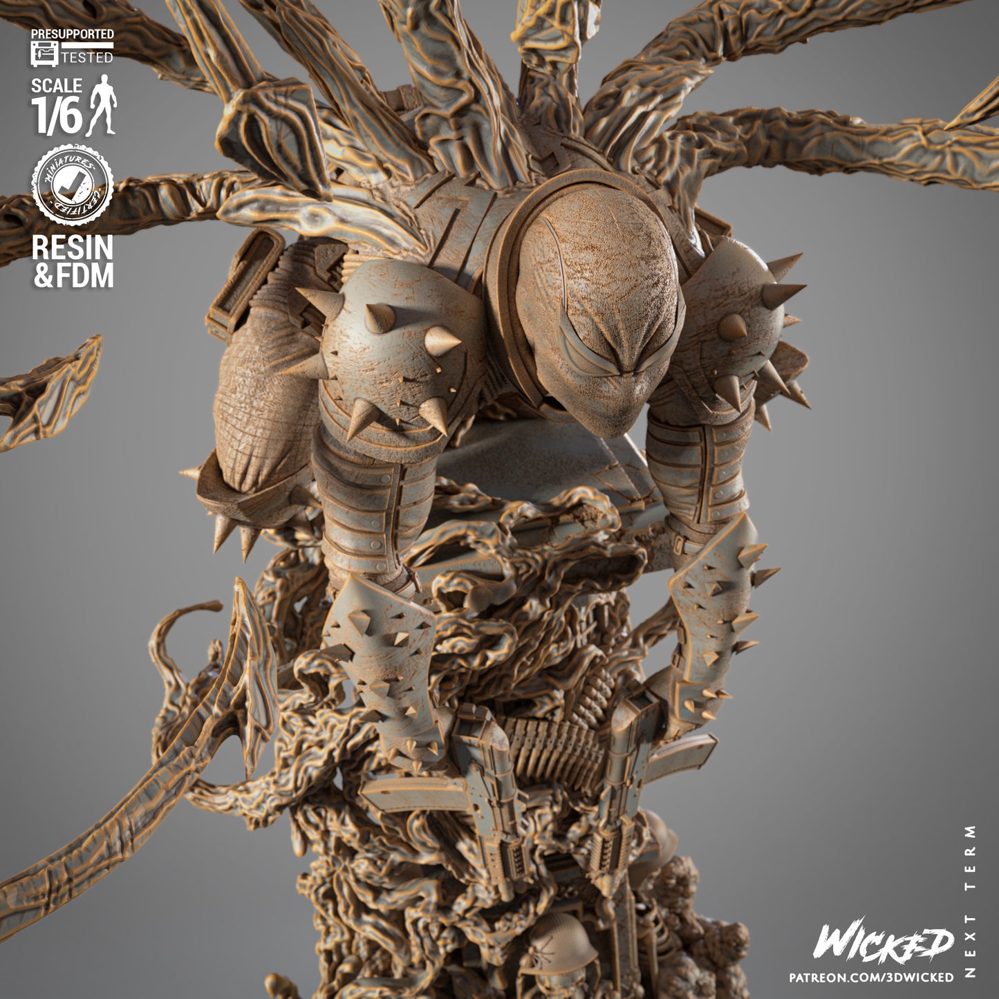 Wicked Marvel Agent Venom Sculpture