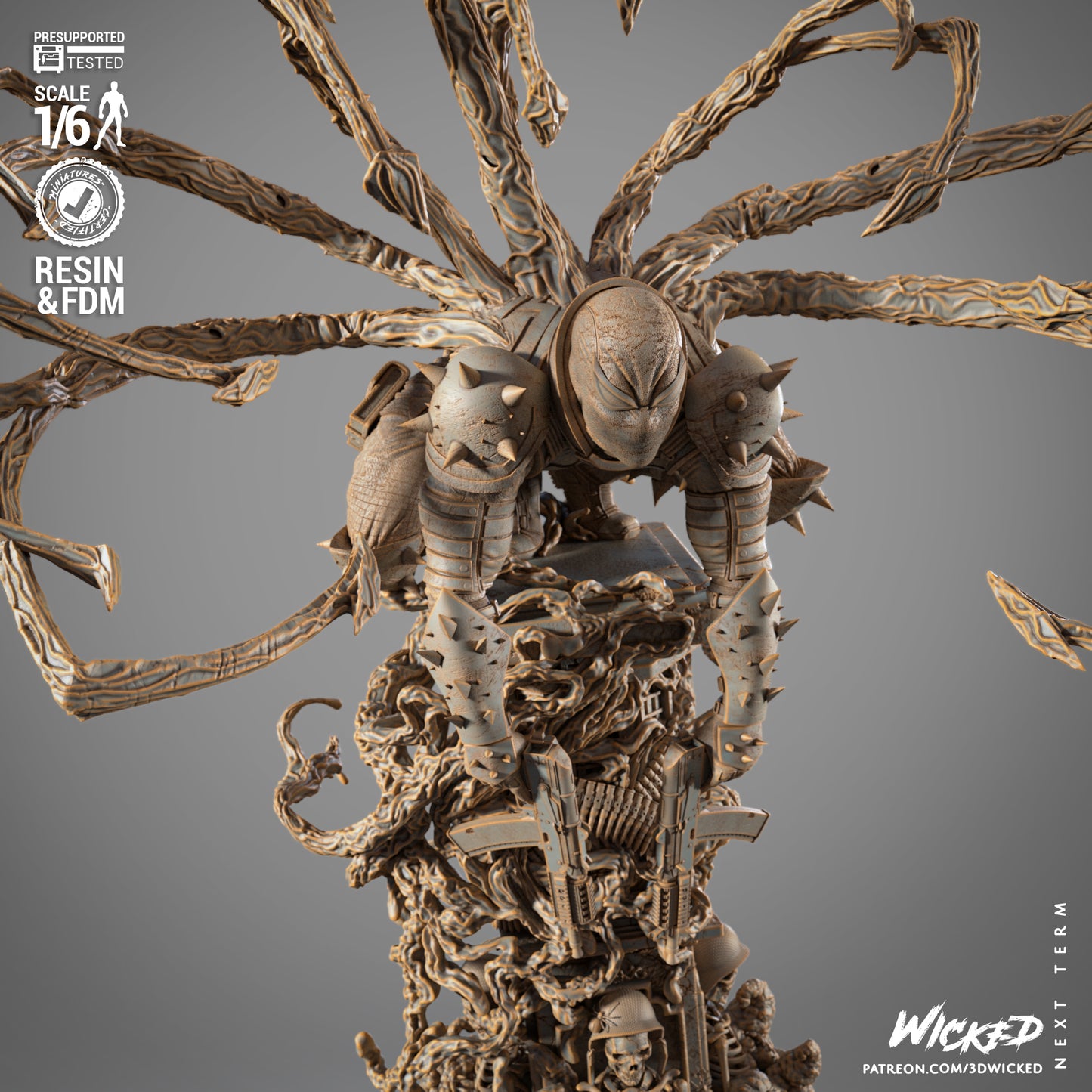 Wicked Marvel Agent Venom Sculpture
