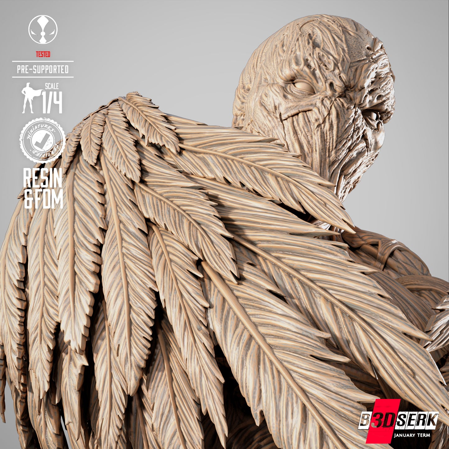 Angel Spawn Portrait Bust Sculpture