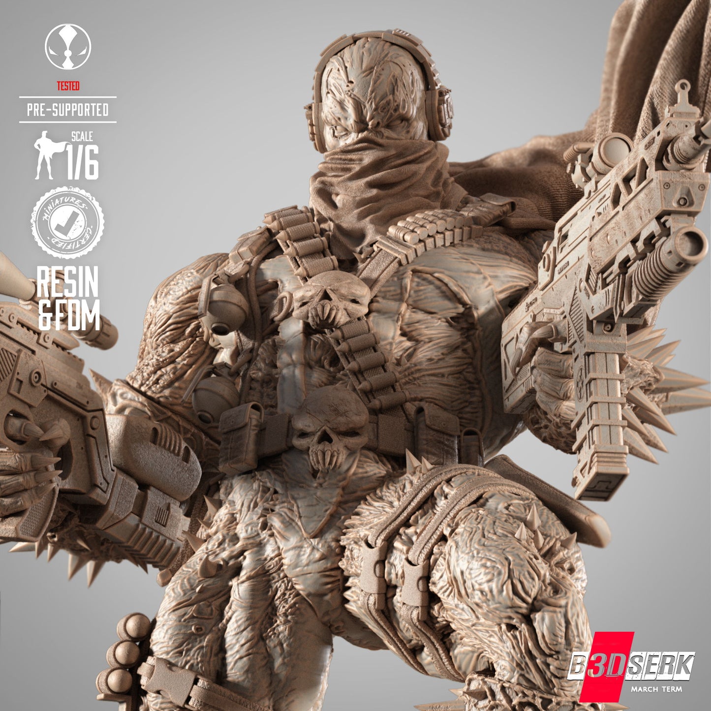 Commando Spawn Figure Sculpture 1:4