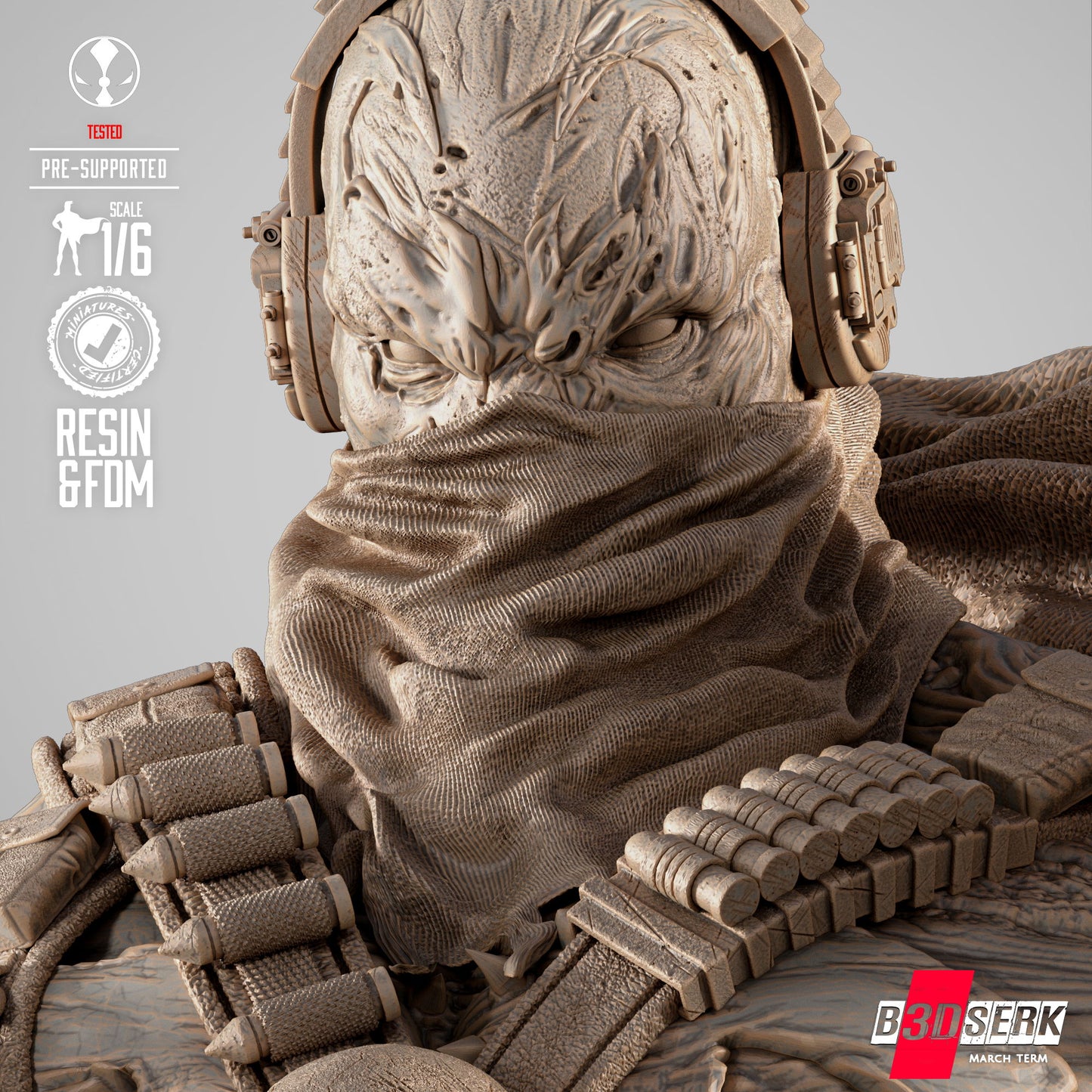 Commando Spawn Figure Sculpture 1:4