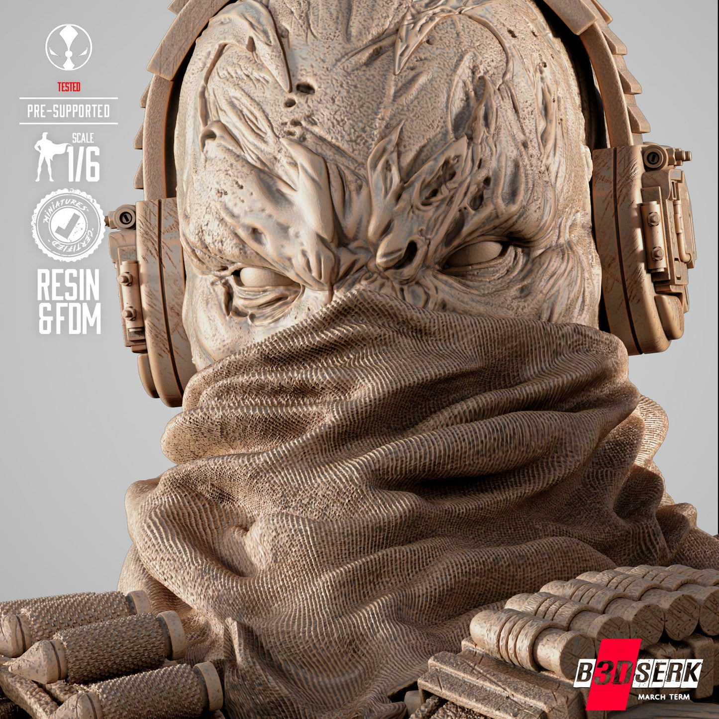 Commando Spawn Figure Sculpture 1:4