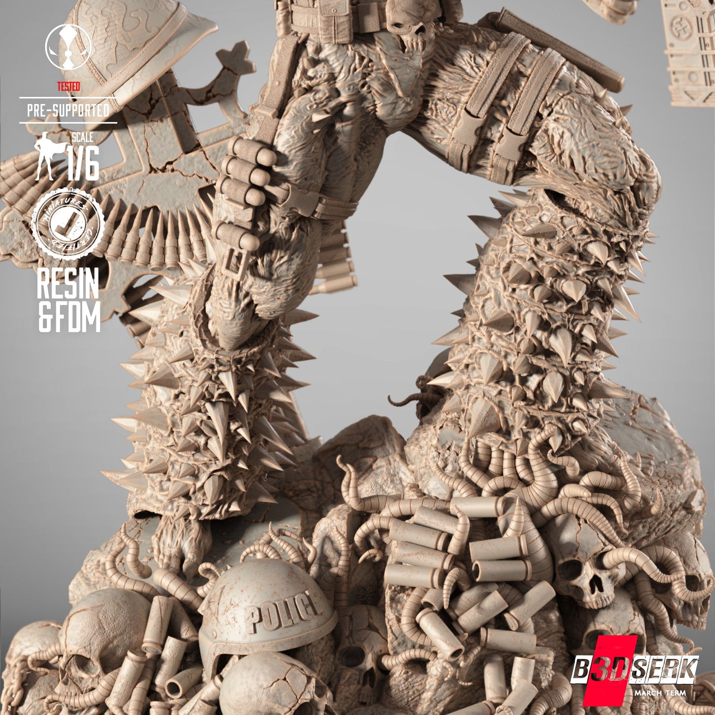 Commando Spawn Figure Sculpture 1:4