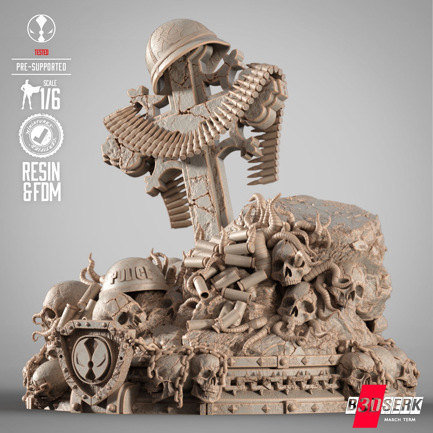 Commando Spawn Figure Sculpture 1:4