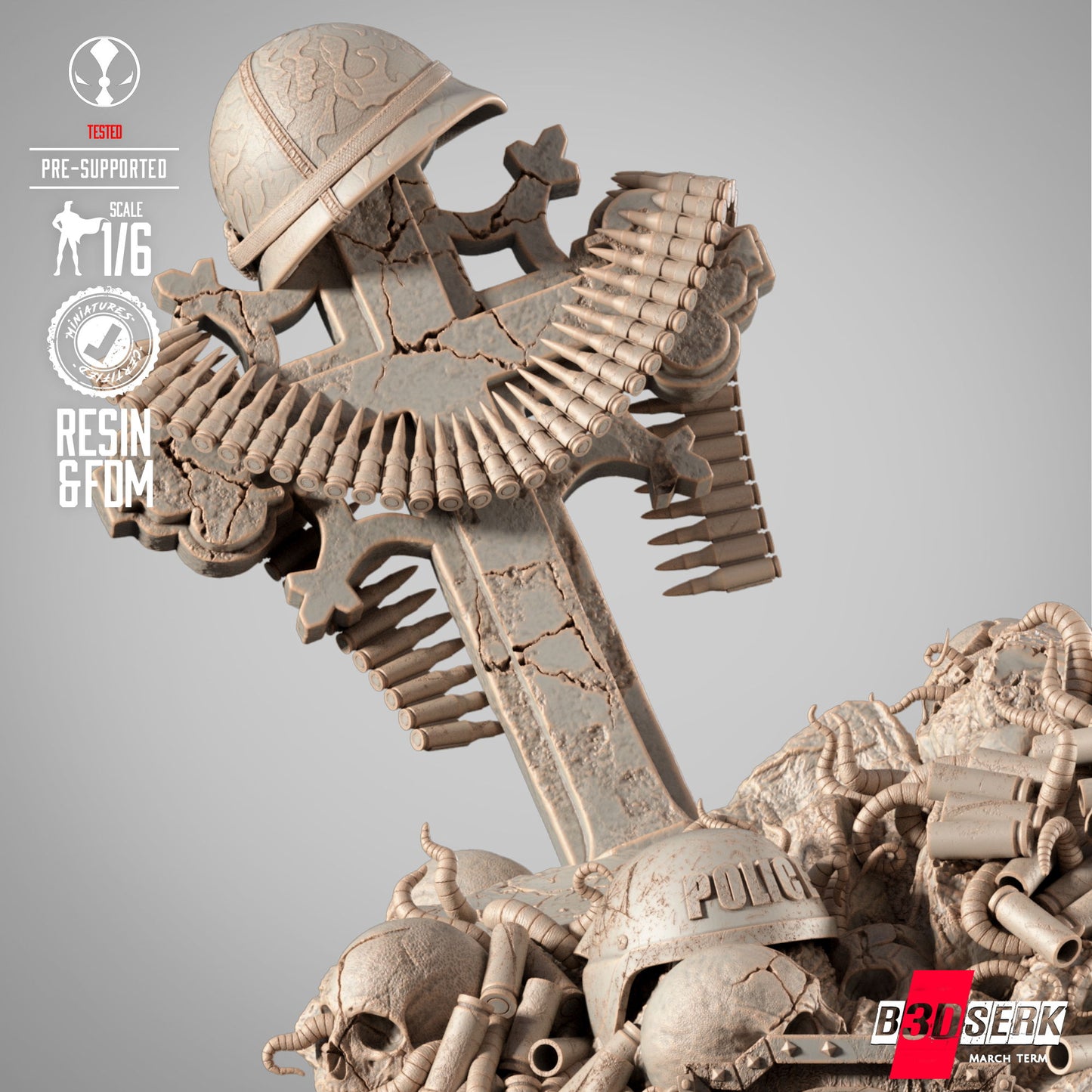 Commando Spawn Figure Sculpture 1:4