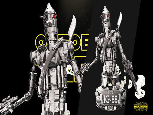 IG-88 Bust Sculpture - Star Wars 3D Models
