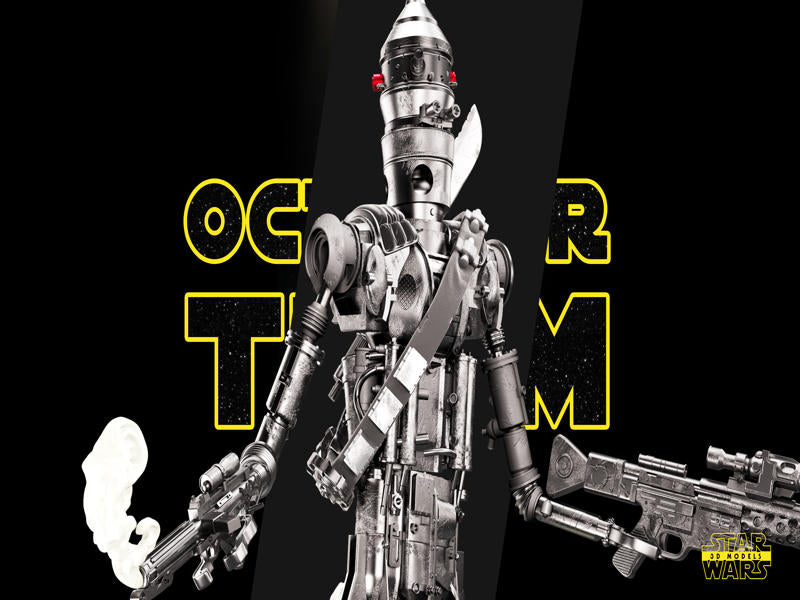 IG-88 Bust Sculpture - Star Wars 3D Models