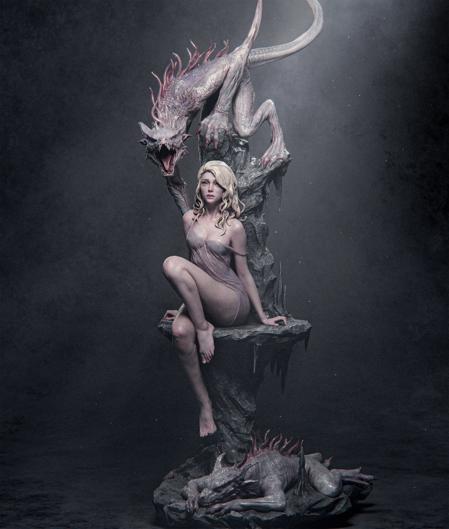 Fantasy Dragons Figure Sculpture FREE SHIPPING