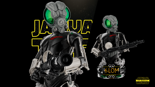 4-LOM Bust Sculpture - Star Wars 3D Models