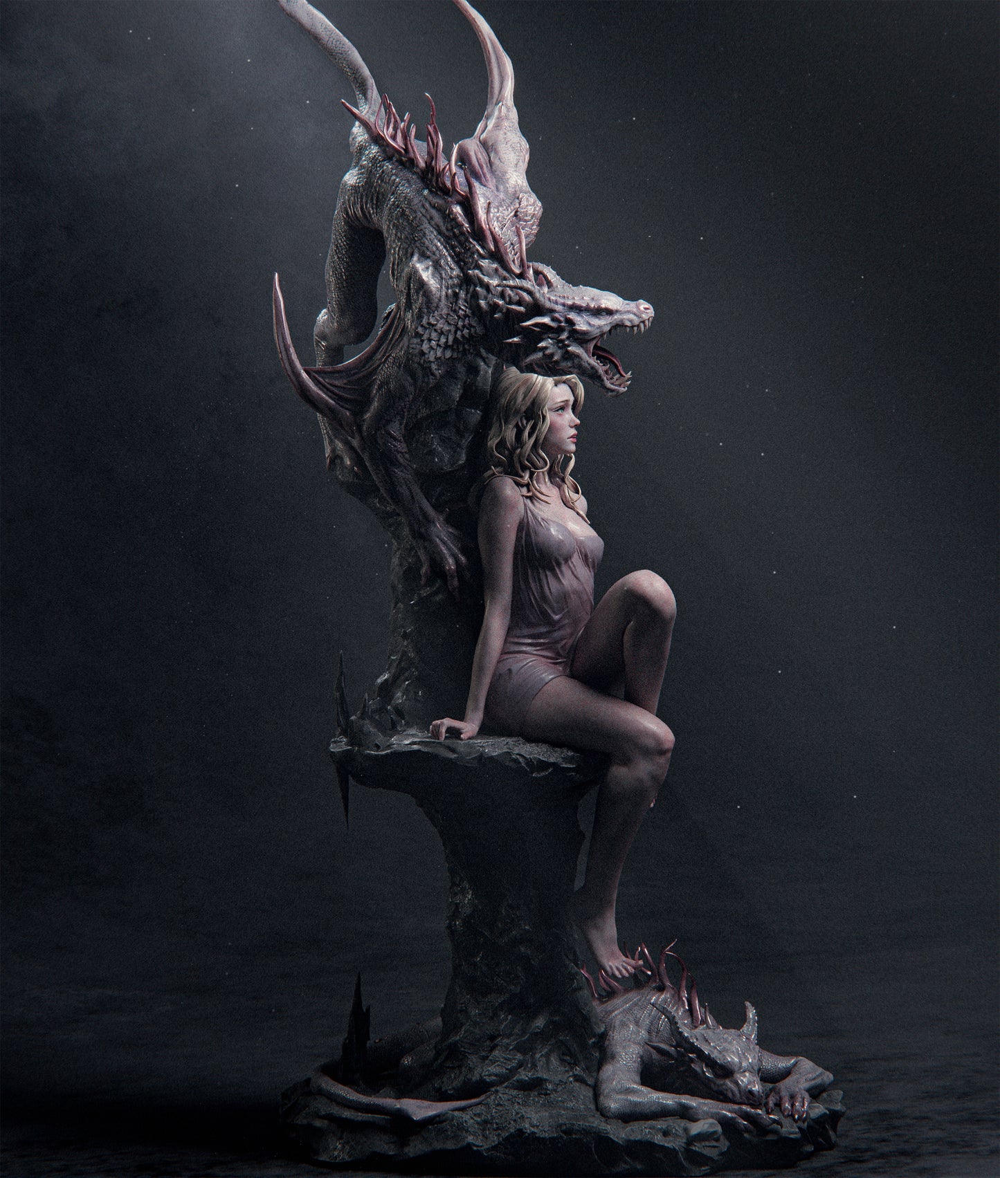 Fantasy Dragons Figure Sculpture FREE SHIPPING
