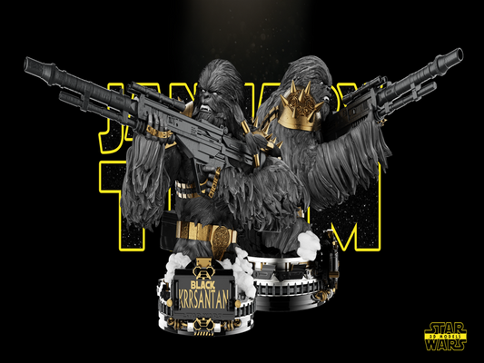 Black Krrsantan 1/4 scale Bust - Star Wars 3D Models