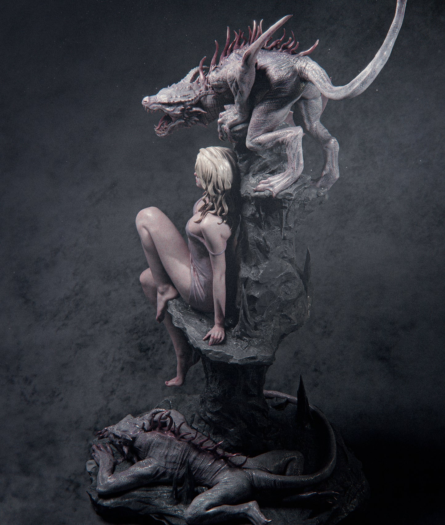 Fantasy Dragons Figure Sculpture FREE SHIPPING