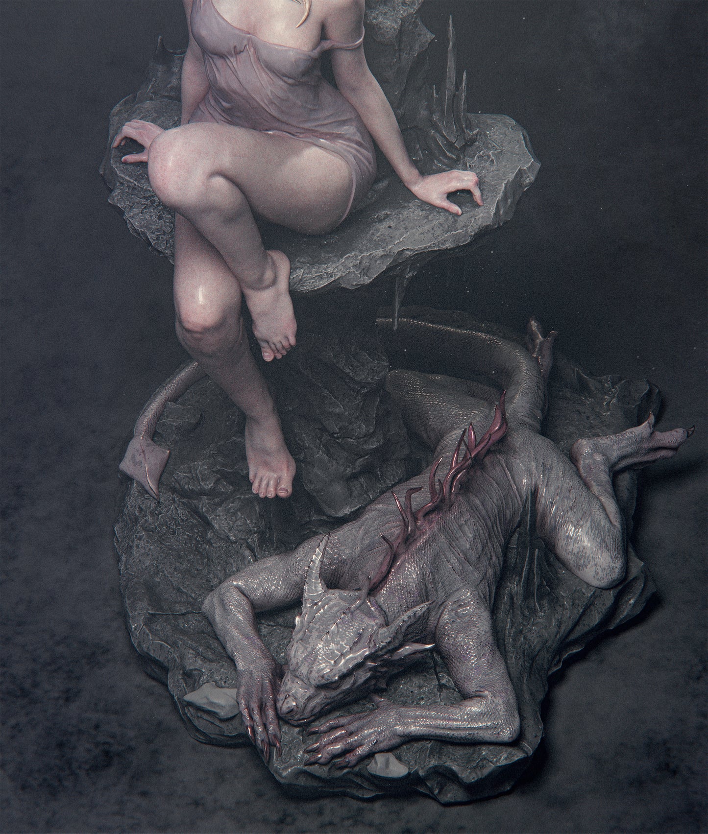 Fantasy Dragons Figure Sculpture FREE SHIPPING