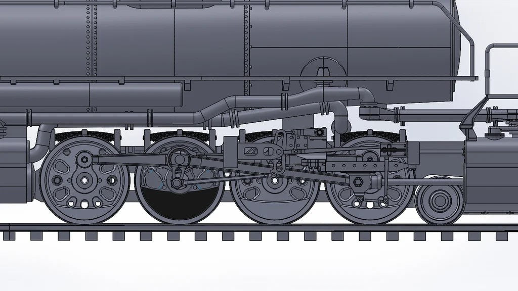 4-8-8-4 Big Boy Locomotive Model Kit 1:24