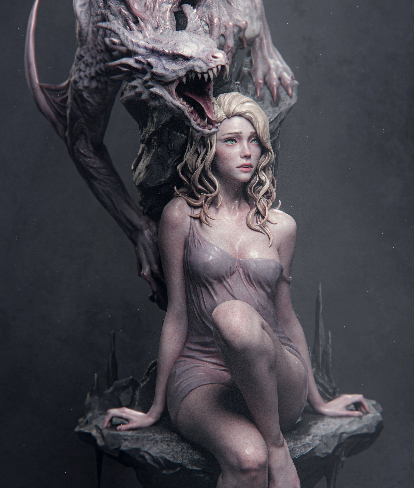 Fantasy Dragons Figure Sculpture FREE SHIPPING