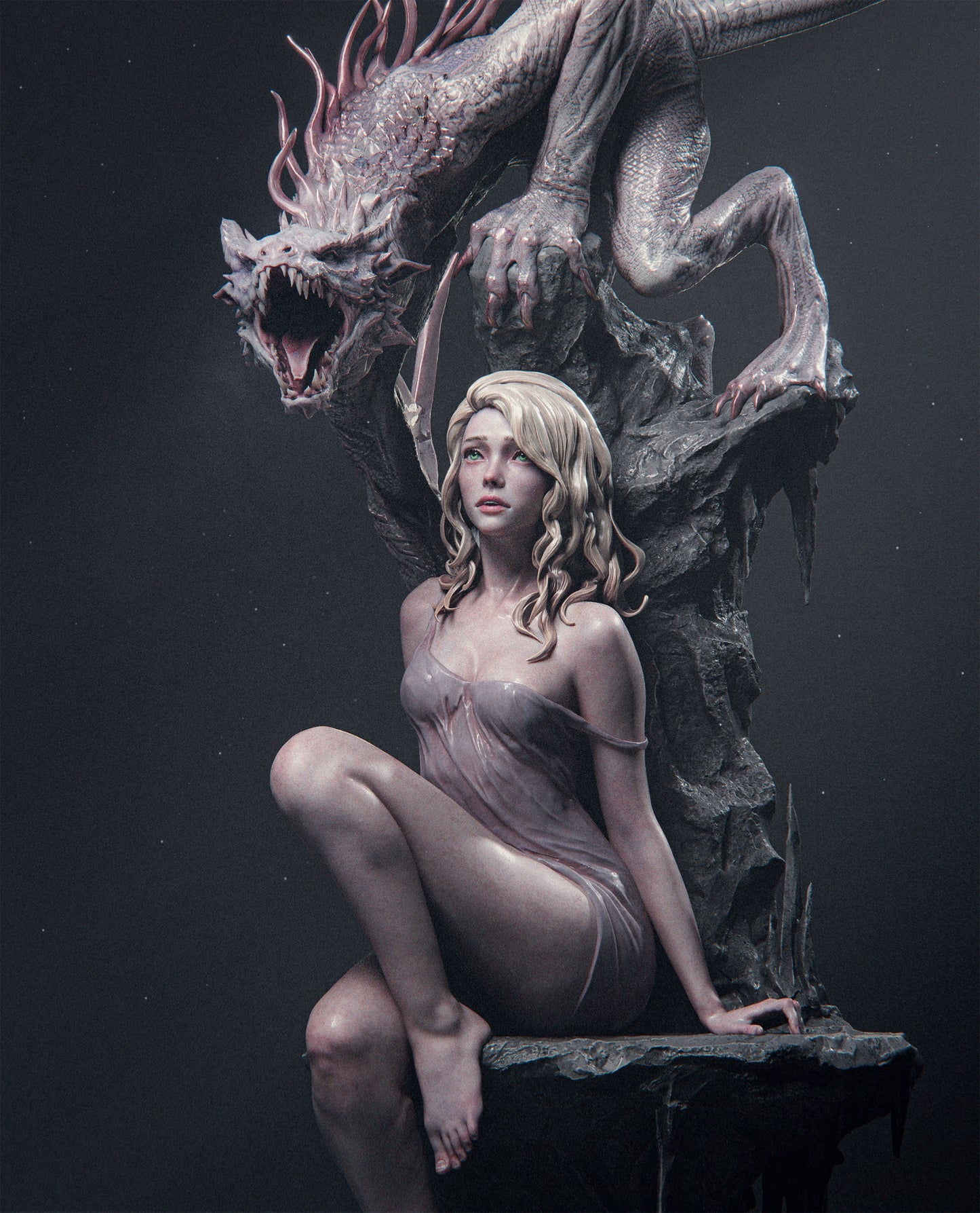 Fantasy Dragons Figure Sculpture FREE SHIPPING