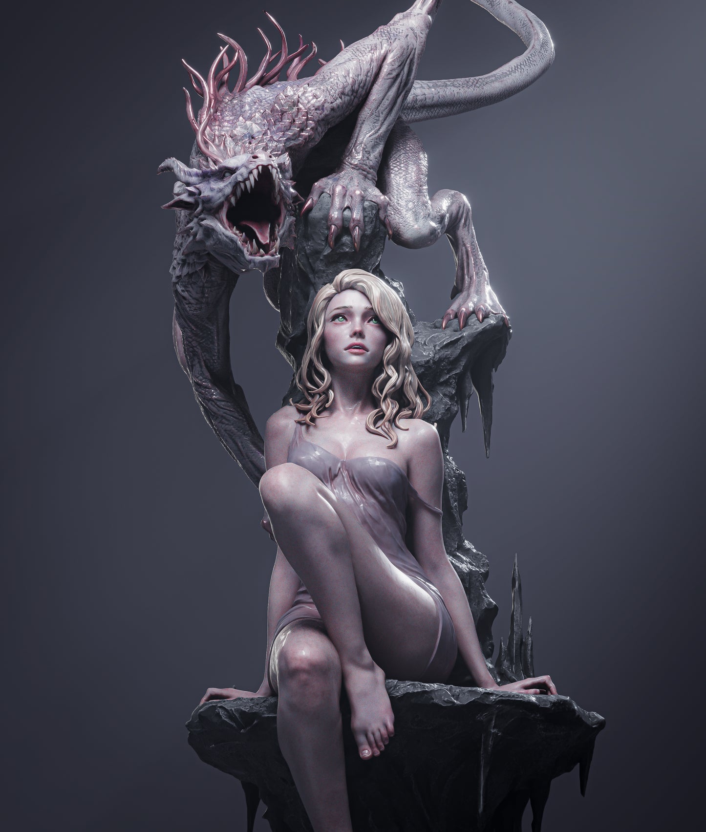 Fantasy Dragons Figure Sculpture FREE SHIPPING