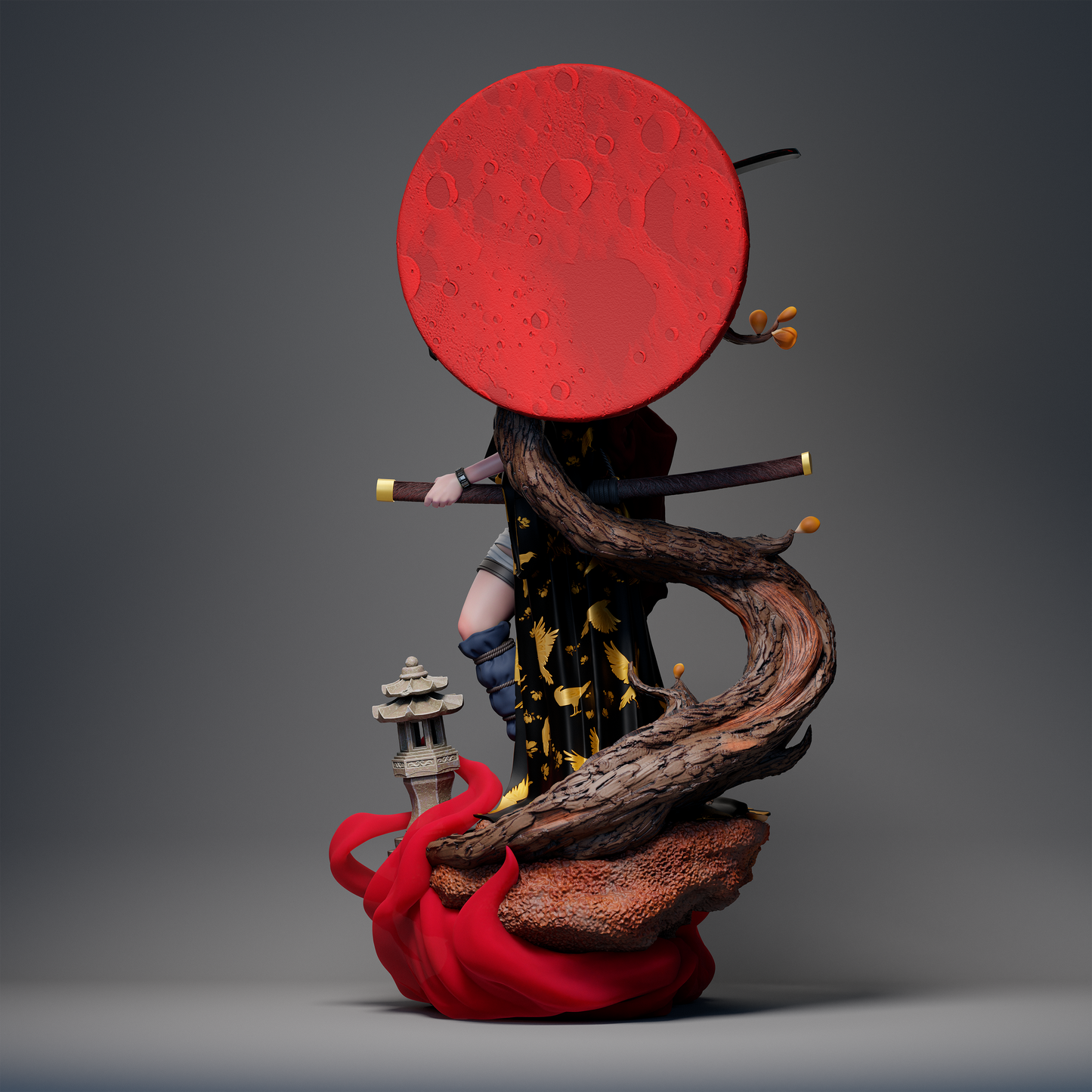 Oni Anime Figure Sculpture