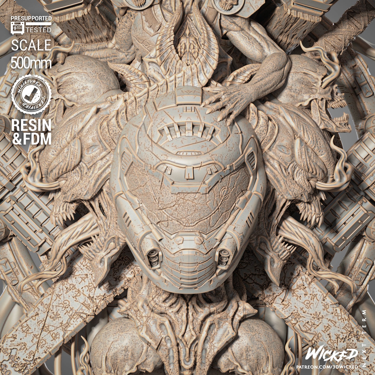 Wicked Movies Doom Wall Sculpture