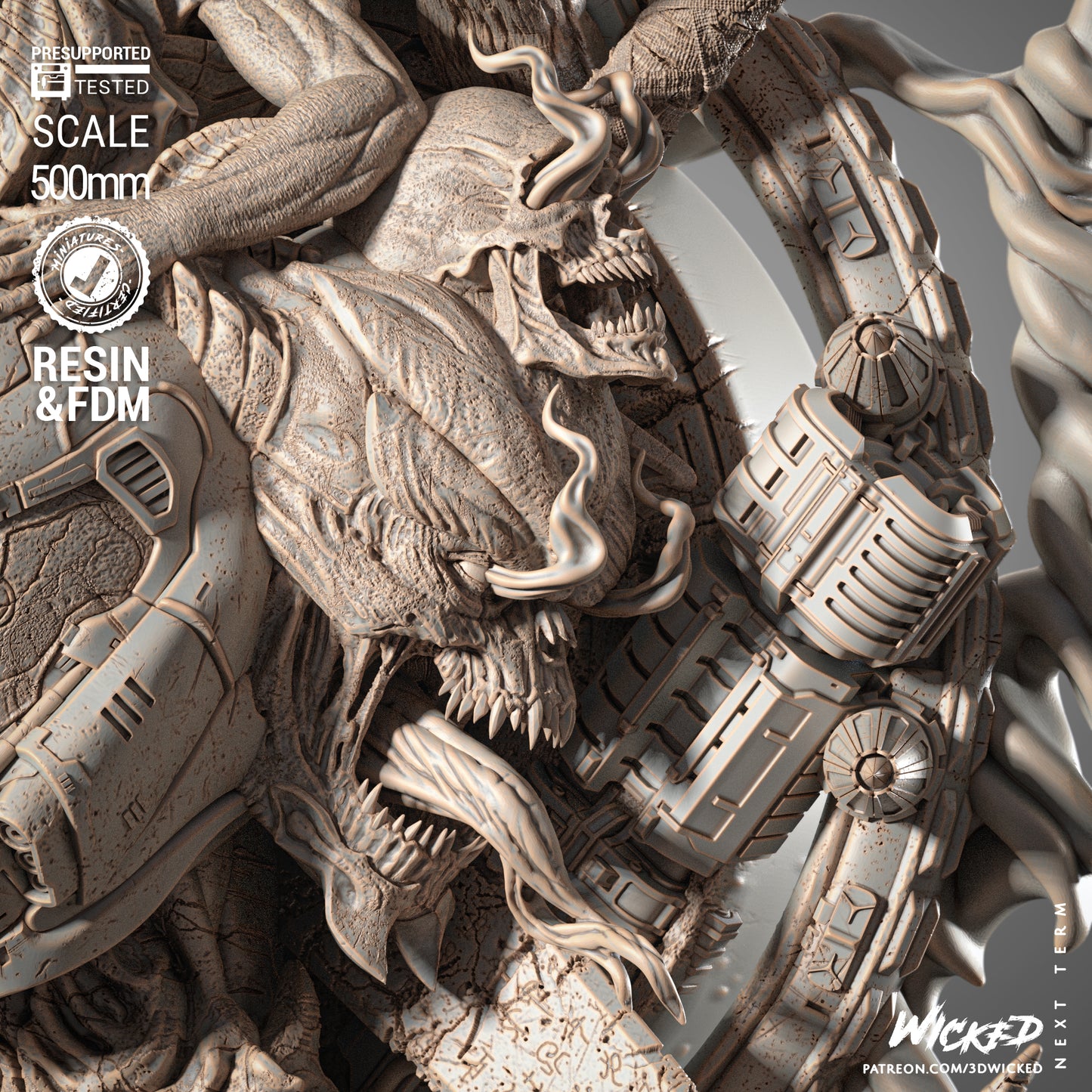 Wicked Movies Doom Wall Sculpture