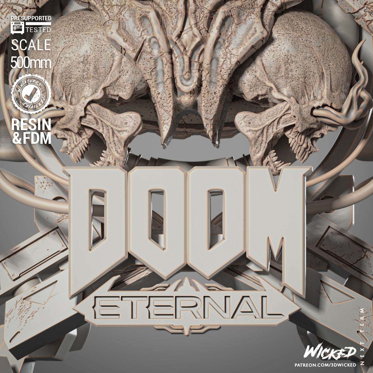 Wicked Movies Doom Wall Sculpture