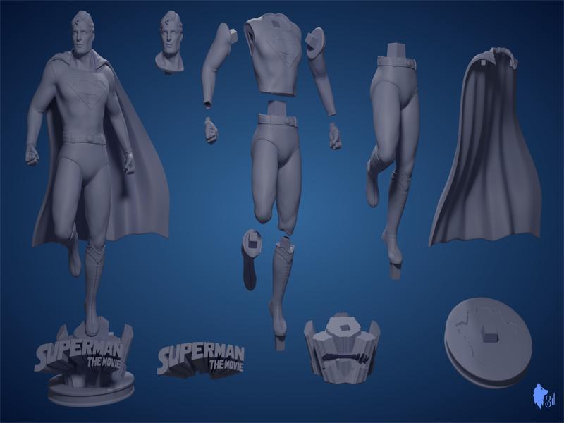 1979 Christopher Reeve The Movie Figure Sculpture
