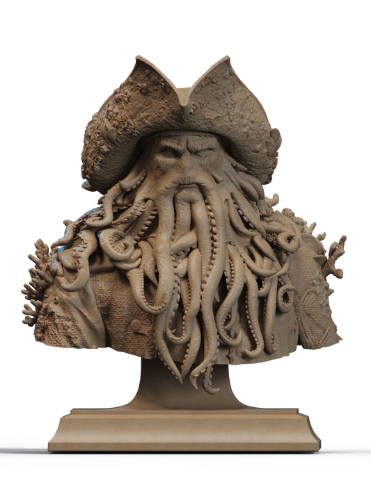 Davy Jones Bust Sculpture