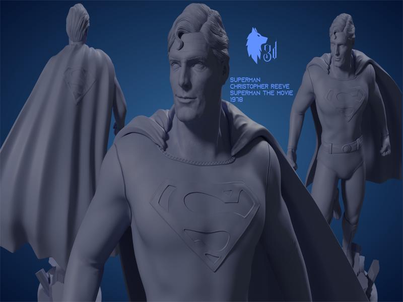 1979 Christopher Reeve The Movie Figure Sculpture
