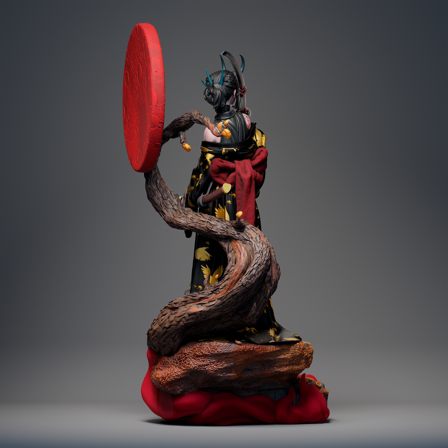 Oni Anime Figure Sculpture